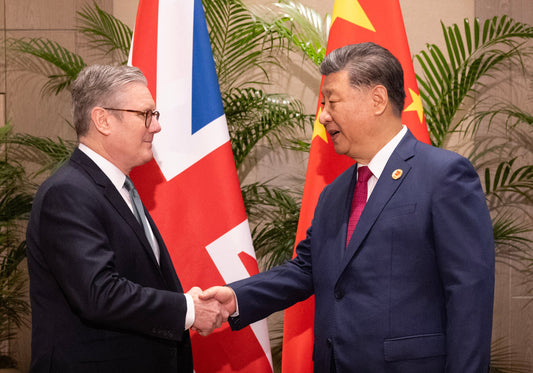 Keir Starmer Xi Jinping Glossy Poster Picture Photo Print Banner  Conversationprints