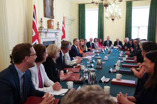 Keir Starmer Hosts First Cabinet Glossy Poster Picture Photo Print Banner  Conversationprints
