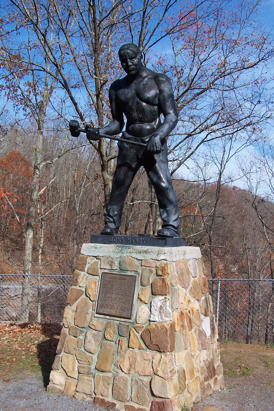 John Henry Statue Great Bend Railroad Poster Picture Photo Print Banner  Conversationprints