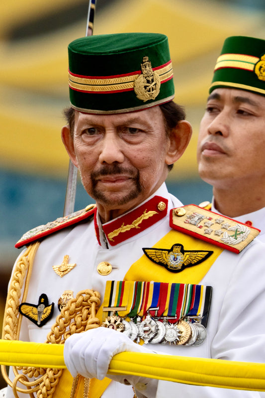Sultan Of Brunei Hassanal Bolkiah Glossy Poster Picture Photo Print Banner  Conversationprints