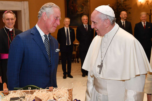 Pope Francis Prince Charles Vatican Poster Picture Photo Print Banner  Conversationprints