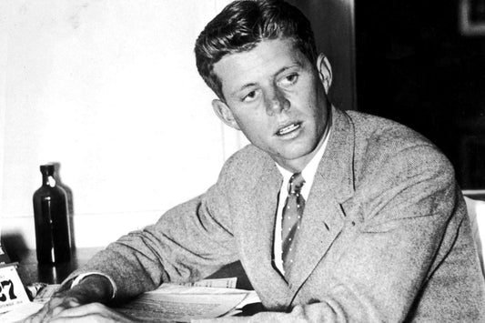 JFK Young University Candid GLOSSY POSTER PICTURE PHOTO PRINT BANNER  ConversationPrints