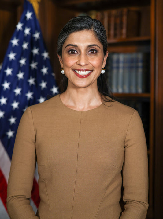 Usha Vance 2Nd Lady Official Portrait Glossy Poster Picture Photo Print Banner Conversationprints