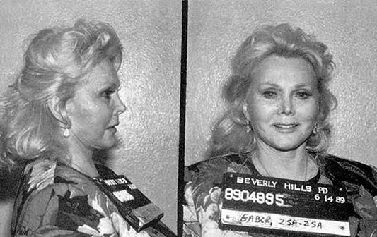 Zsa Zsa Gabor Mugshot Glossy Poster Picture Photo Print Actress Arrest Jail Conversationprints