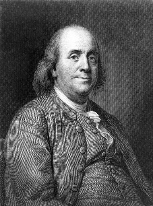 Benjamin Franklin Founding Father Glossy Poster Picture Photo Print Banner Conversationprints