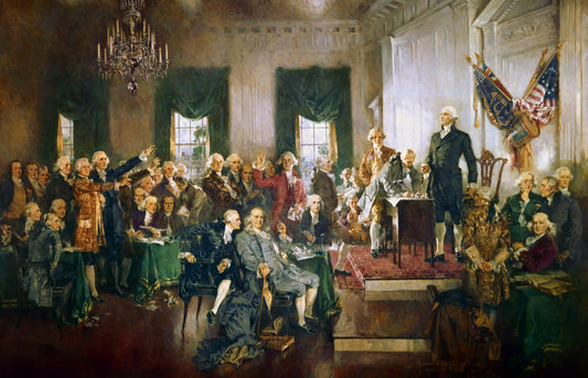 United States Constitution Signing Glossy Poster Picture Photo Print Banner Conversationprints