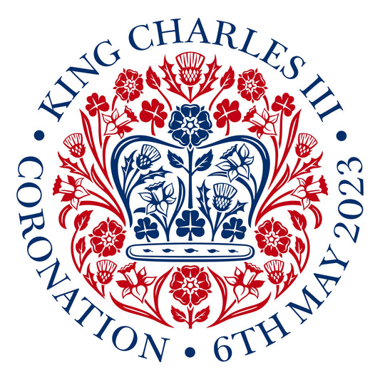 Coronation King Charles Iii Emblem Glossy Poster Picture Photo Print Banner Conversationprints