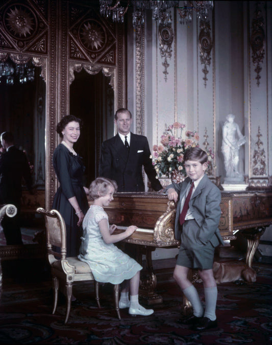Queen Elizabeth King Philip Prince Charles Anne Poster Picture Photo Print Conversationprints