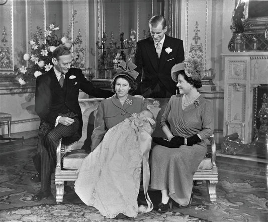 Queen Elizabeth King Philip Prince Charles Royal Poster Picture Photo Print Conversationprints