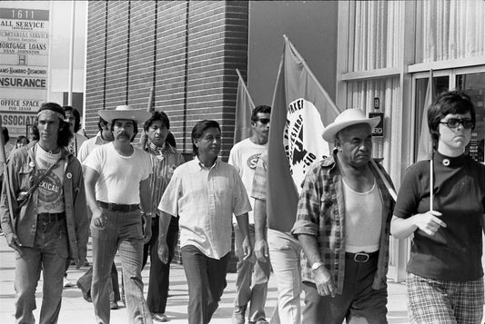 CESAR CHAVEZ MARCH ON BORDER GLOSSY POSTER PICTURE PHOTO PRINT BANNER latin
