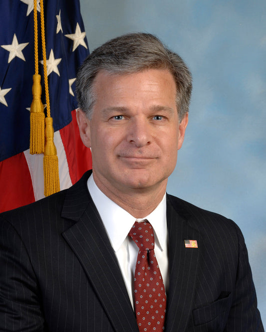 Christopher Wray Fbi Director Glossy Poster Picture Photo Print Banner Conversationprints
