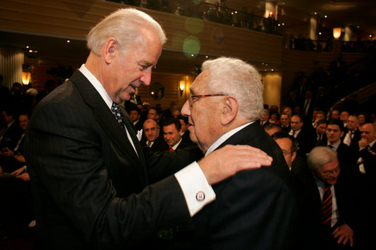 Henry Kissinger Joe Biden Glossy Poster Picture Photo Print Banner Conversationprints