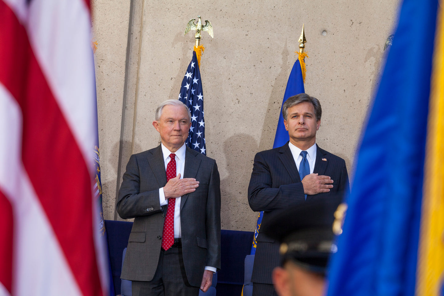 Jeff Sessions Christopher Wray Glossy Poster Picture Photo Print Banner Conversationprints