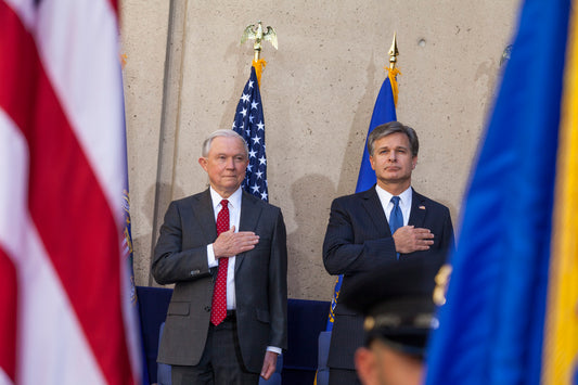 Jeff Sessions Christopher Wray Glossy Poster Picture Photo Print Banner Conversationprints