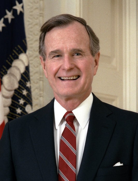 PRESIDENT GEORGE H.W. BUSH GLOSSY POSTER PICTURE PHOTO PRINT BANNER us