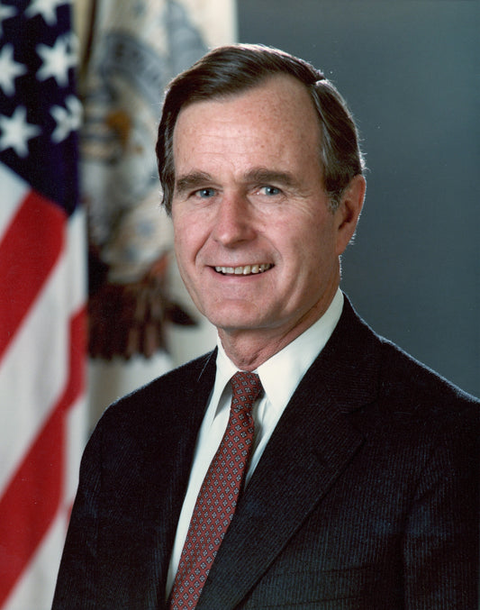 PRESIDENT GEORGE H.W. BUSH GLOSSY POSTER PICTURE PHOTO PRINT BANNER usa