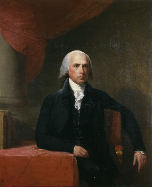 PRESIDENT JAMES MADISON PORTRAIT GLOSSY POSTER PICTURE PHOTO PRINT BANNER