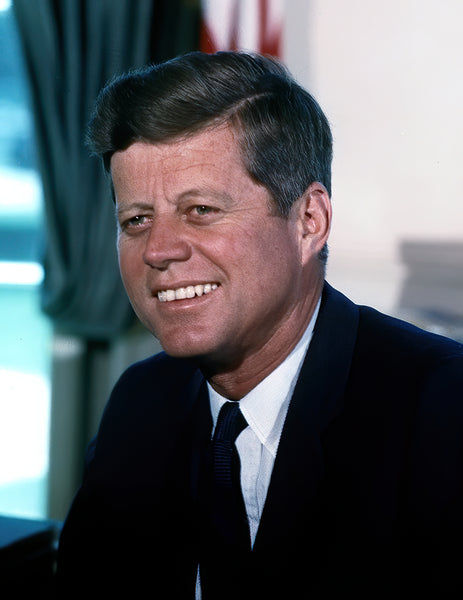 PRESIDENT JOHN F KENNEDY PORTRAIT GLOSSY POSTER PICTURE PHOTO PRINT BANNER