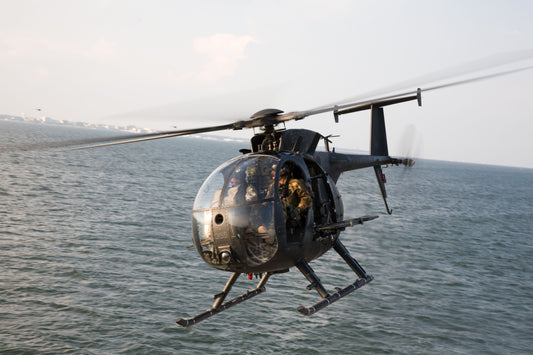 MH-6 LITTLE BIRD DECK LANDING GLOSSY POSTER PICTURE PHOTO PRINT BANNER