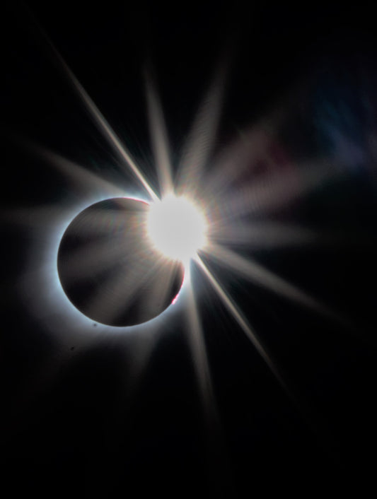 Diamond Ring Solar Eclipse Glossy Poster Picture Photo Print Moon Sun Conversationprints