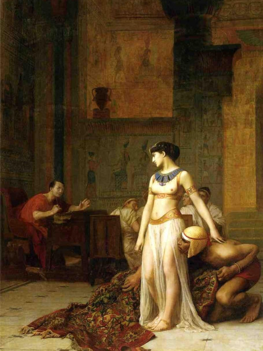 Cleopatra  Julius Caeser Glossy Poster Picture Photo Banner Print Egypt Conversationprints