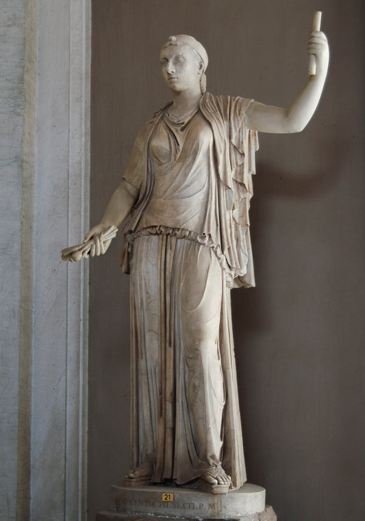 Cleopatra Marble Statue Glossy Poster Picture Photo Banner Print Vatican Conversationprints