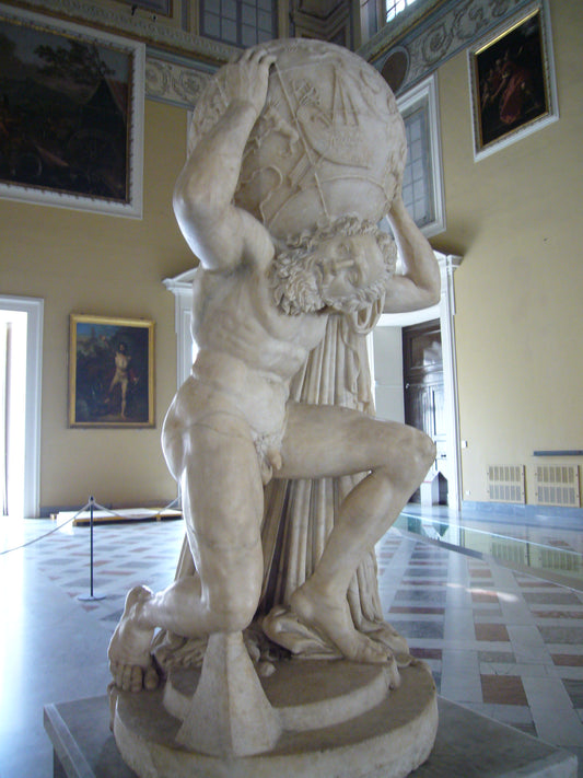 Atlas Greek God Strength Endurance Glossy Poster Picture Photo Banner Print Conversationprints