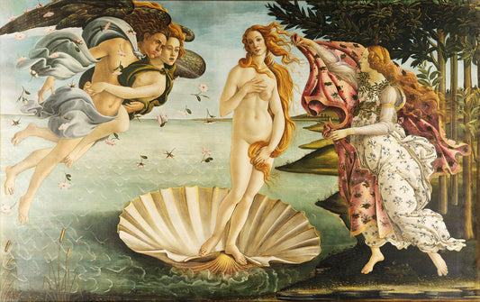Birth Of Goddess Venus Painting Glossy Poster Picture Photo Banner Print Conversationprints