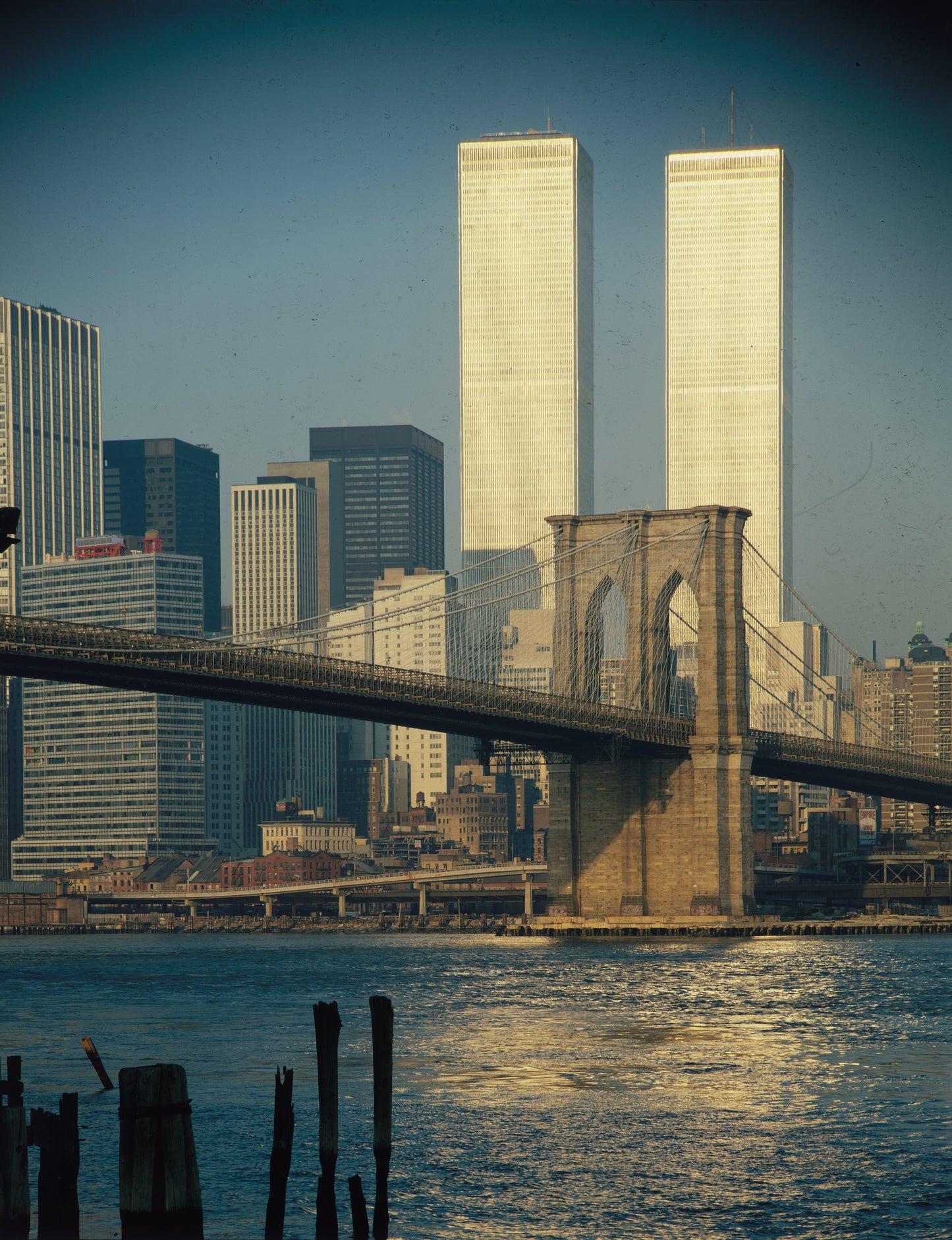 World Trade Center Brooklyn Bridge Ny Wtc Glossy Poster Picture Photo Print Conversationprints