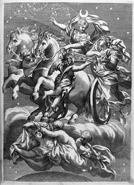 Selene Greek Goddess Of Moon Glossy Poster Picture Photo Print Banner Conversationprints