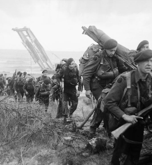 D-Day Royal Marine Commandos Ww2 Glossy Poster Picture Photo Print Banner Conversationprints