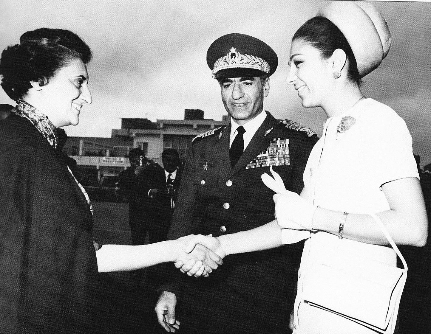 Shah Pahlavi Farah & Indira Ghandi Glossy Poster Picture Photo Print Banner Conversationprints