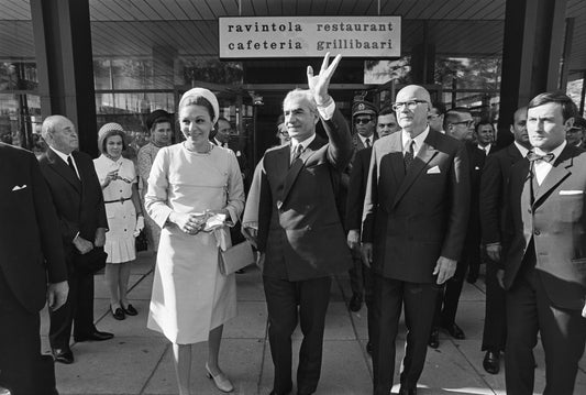 Shah Pahlavi Farah Tapiola Finland Glossy Poster Picture Photo Print Banner Conversationprints