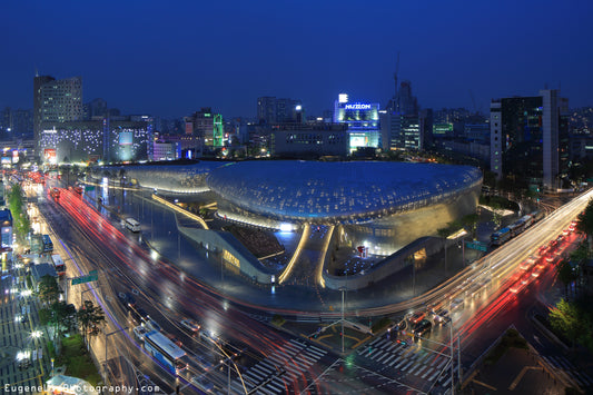 Dongdaemun Design S Korea Skyline Glossy Poster Picture Photo Print Banner Conversationprints