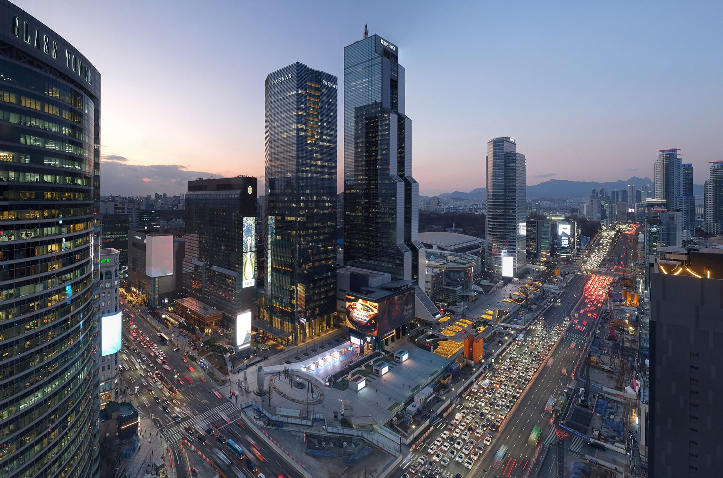 TEHERAN-RO SOUTH KOREA SKYLINE GLOSSY POSTER PICTURE PHOTO PRINT BANNER