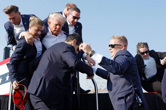 Donald Trump Rally Shooting 2024 Glossy Poster Picture Photo Print Banner Conversationprints