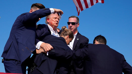 Donald Trump Rally Shots Fired Glossy Poster Picture Photo Print Banner Conversationprints