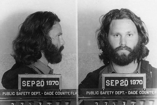 Jim Morrison Mugshot Glossy Poster Picture Photo Print Doors James Arrest Conversationprints