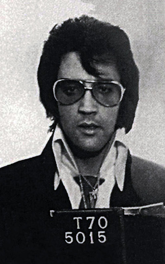 Elvis Presley Mugshot Poster Picture Glossy Banner Print Photo Rock Roll Conversationprints