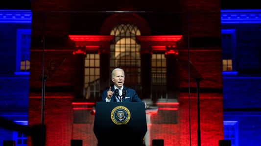 Joe Biden Philadelphia Speech Glossy Poster Picture Photo Print Banner Red Conversationprints