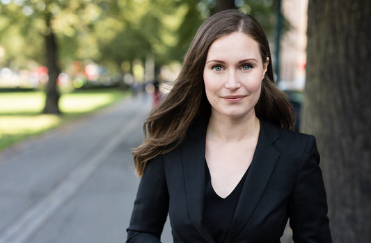 Sanna Marin Glossy Poster Picture Photo Print Banner Finland Prime Minister Conversationprints