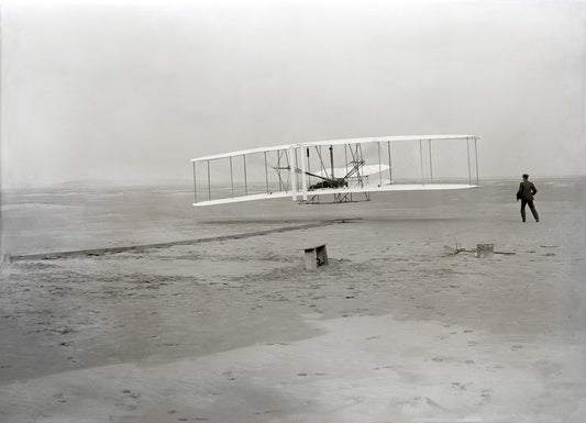 Wright Brothers Kitty Hawk Flight Glossy Poster Picture Photo Print Banner Conversationprints