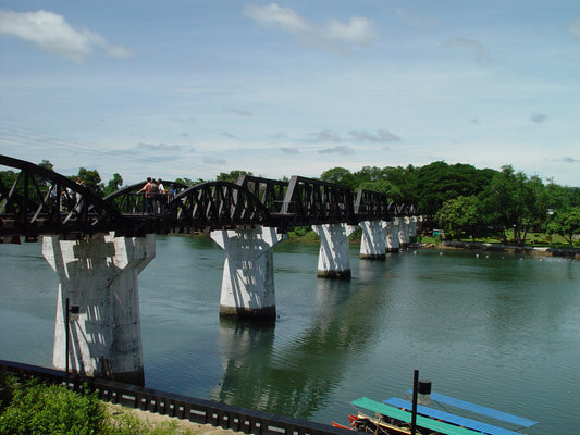River Kwai Bridge Glossy Poster Picture Photo Print Banner Thailand Burma Conversationprints