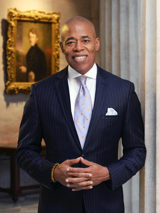 Eric Adams New York City Ny Mayor Glossy Poster Picture Photo Print Banner Conversationprints
