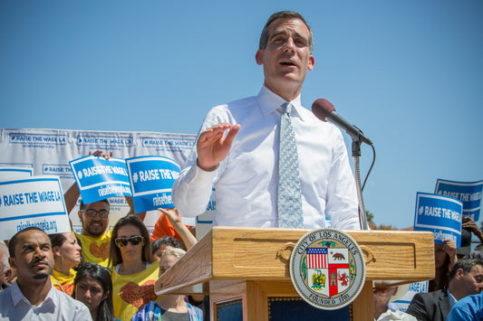 Eric Garcetti Los Angeles Ca Mayor Glossy Poster Picture Photo Print Banner Conversationprints