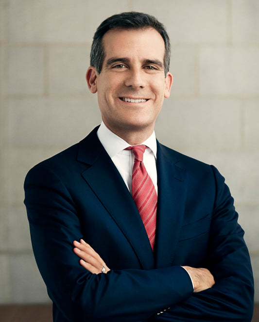 Eric Garcetti Los Angeles Ca Mayor Glossy Poster Picture Photo Print Banner Conversationprints