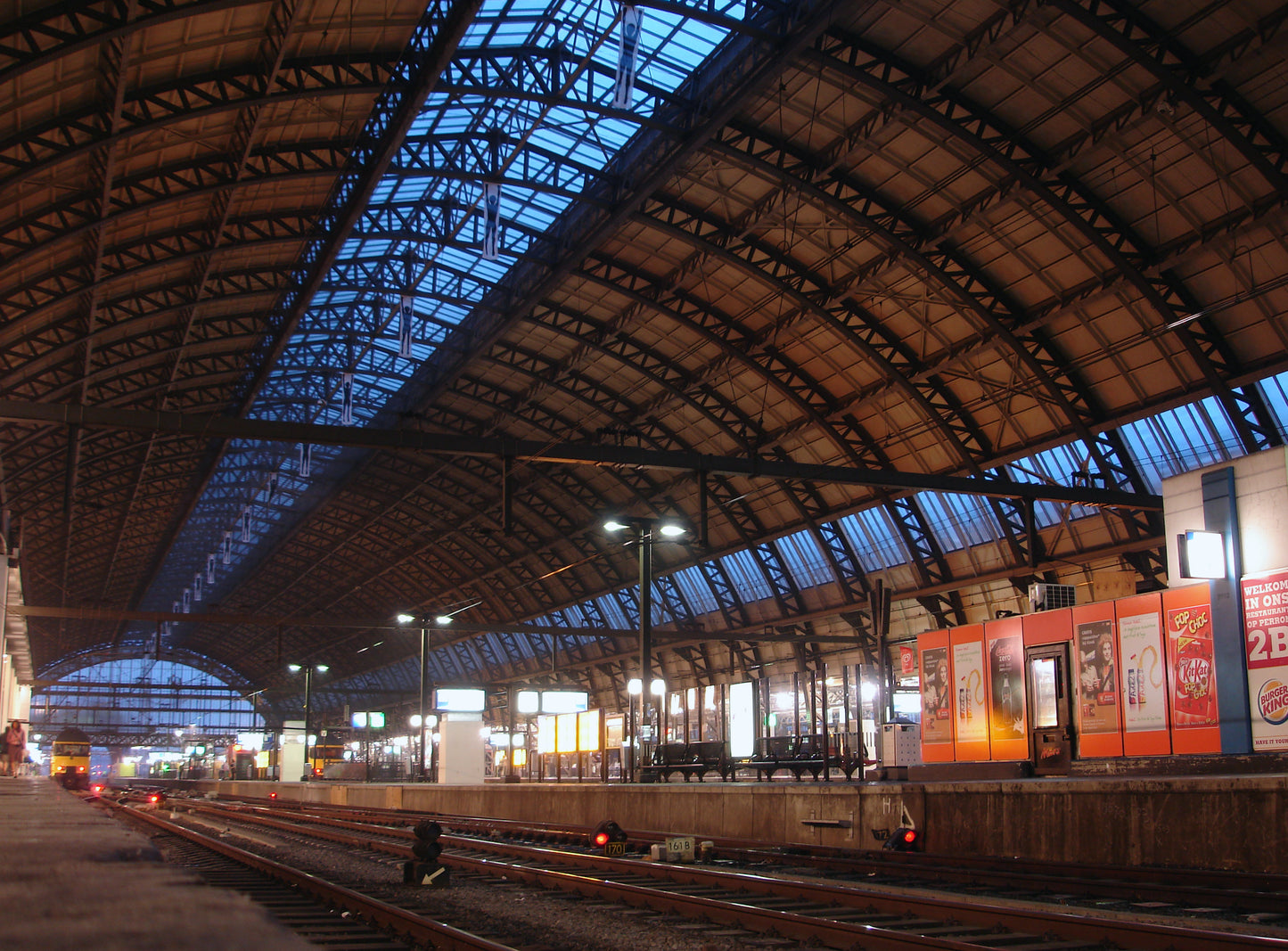 AMSTERDAM CENTRAAL TRAIN STATION GLOSSY POSTER PICTURE PHOTO PRINT BANNER