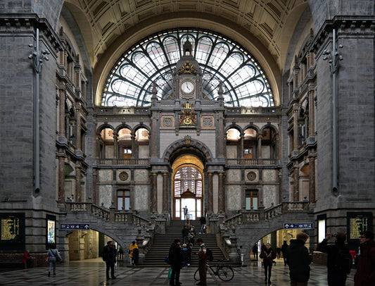 ANTWERPAN CENTRAAL TRAIN STATION GLOSSY POSTER PICTURE PHOTO PRINT BANNER