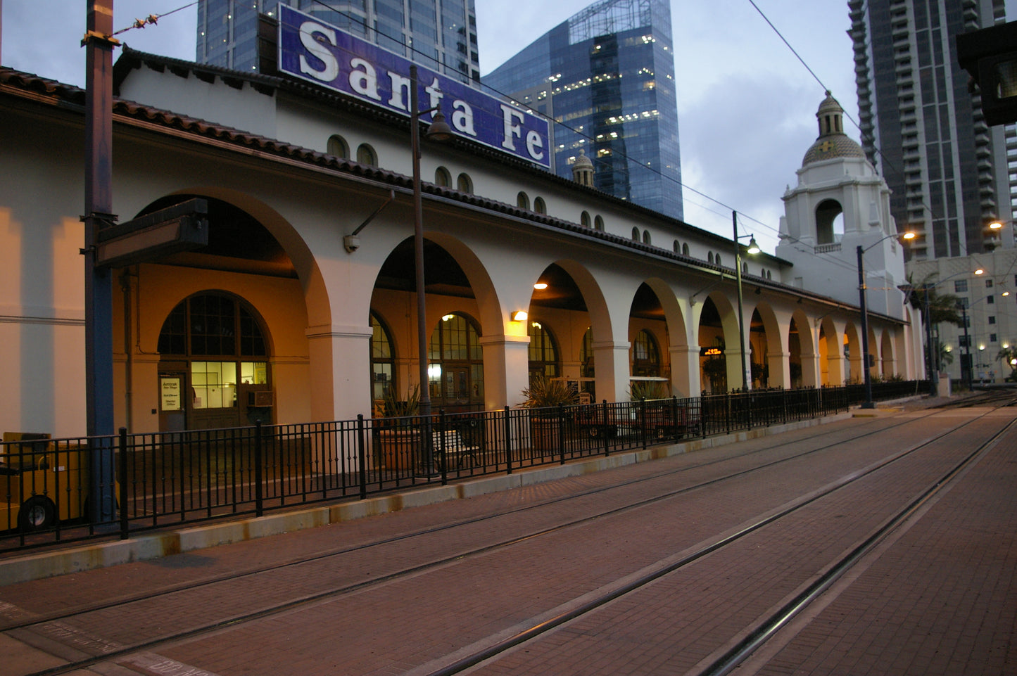 SANTA FE DEPOT DIEGO TRAIN STATION GLOSSY POSTER PICTURE PHOTO PRINT BANNER