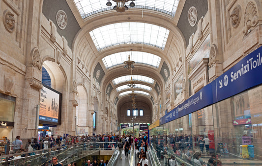 MILANO CENTRALE RAIL TRAIN STATION GLOSSY POSTER PICTURE PHOTO PRINT BANNER